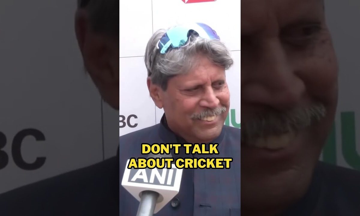 Kapil Dev: "Don't Talk About Cricket" | CricketNext | Cricket News | #shorts