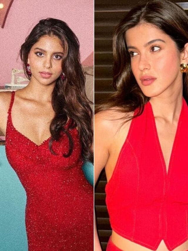 Christmas 2023: Suhana Khan, Shanaya Kapoor Slaying in Red