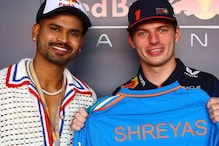 Shreyas Iyer Gifts Indian Team Jersey To Reigning F1 World Champion Max Verstappen