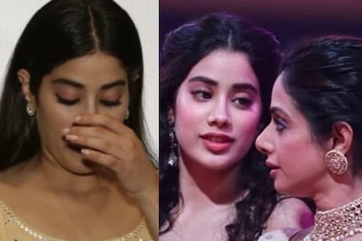 Janhvi Kapoor gets emotional as she remembers her mother, late actress Sridevi.