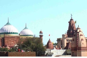 Mathura's Shahi Idgah Row: According to an advocate, there exists a lotus-shaped pillar which is characteristic of Hindu temples and an image of 'Sheshnaag'. (File photo)
