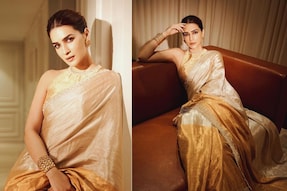 Kriti Sanon’s Gold Tissue Silk Saree Is The Bridesmaid Look Of The Season; Check Out